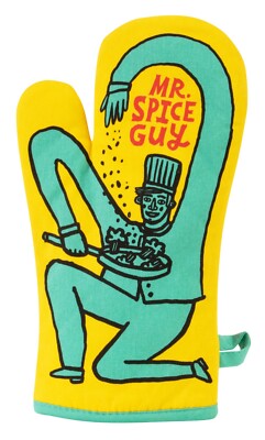 Blue Q - MR. SPICE GUY OFENHANDSCHUH - Küchenhandschuh lustiges Geheimnis Weihnachtsmann Geschenk