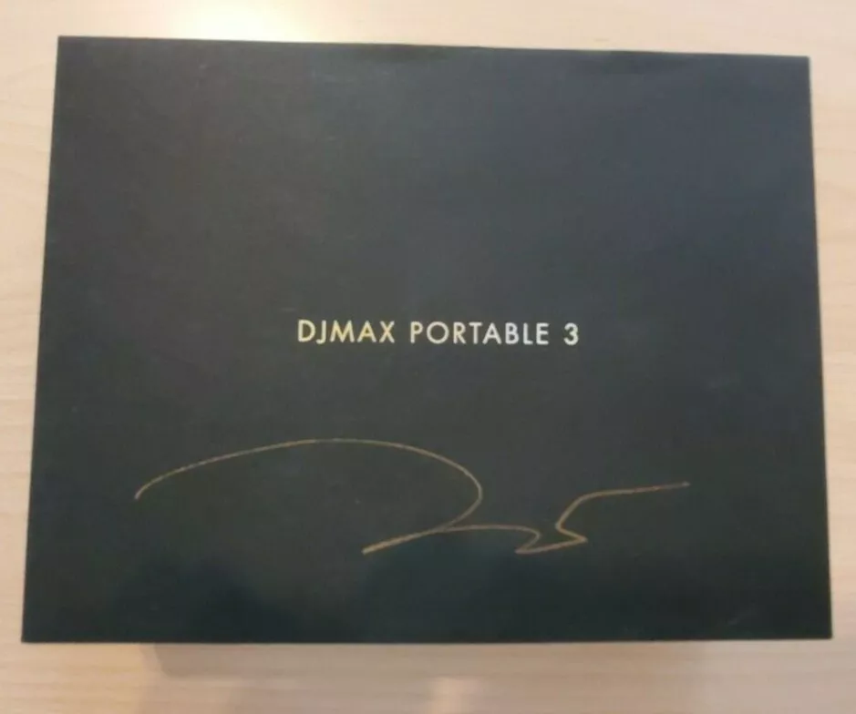 DJ Max Portable 3 PSP Game Signed Limited Editon (US Region) *SUPER RARE*