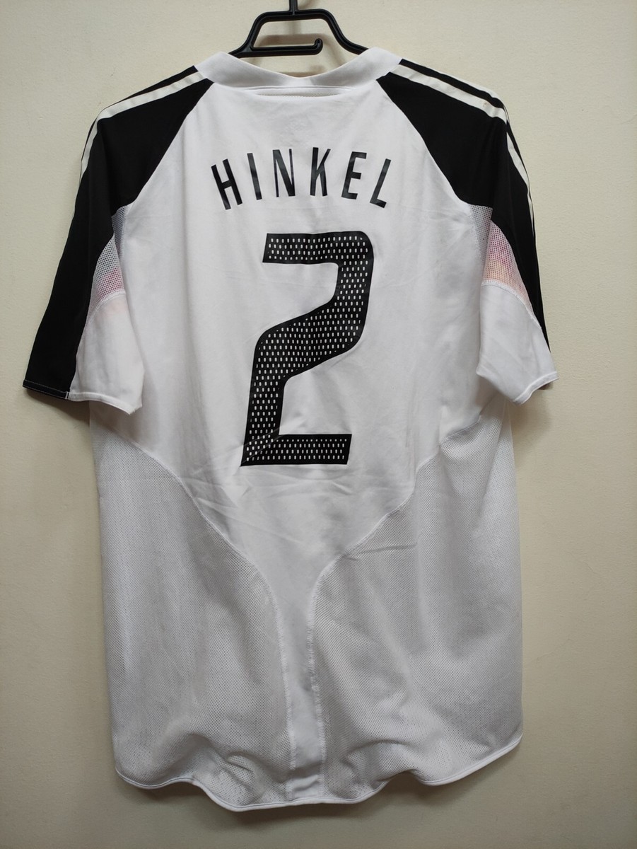 Germany 2004 2005 Home Shirt Player Issue Hinkel #2 Adidas Jersey