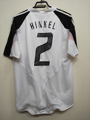 Germany 2004 2005 Home Shirt Player Issue Hinkel #2 Adidas Jersey