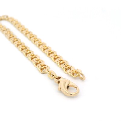 Bracelet, gold bracelet with Garibaldi pattern yellow gold 585 14 KT