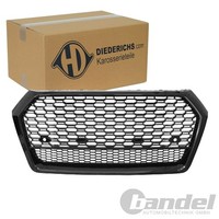 Diederichs Sport Grill KÜHlergrill Schwarz Passend FüR Audi Q5 FY Rennsport-Look
