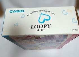Casio Loopy My Seal Computer SV-100 Console with 2 Games Set [Unused]