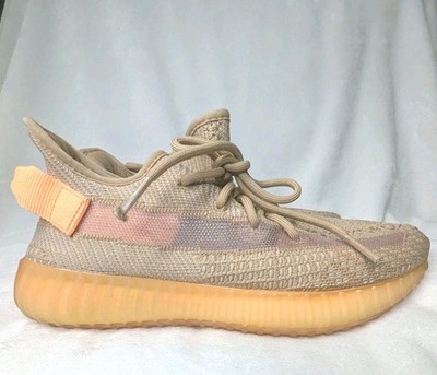 adidas gazelle silver green womens adidas Yeezy Boost 350 v2 Clay Lace-Up Sneakers – Blogger Armoire main image 1