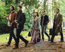 * ALEX CALVERT & RUTH CONNELL * signed 8x10 photo * SUPERNATURAL * COA *