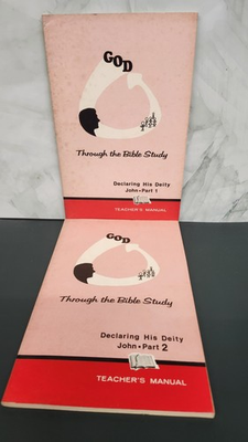#ad Vintage Bible Studies John Parts 1 amp; 2 Roper Press Teachers Manuals $14.99
