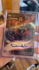 2025-26 Topps Midnight Dylan Harper Auto Stroke Of Midnight /35 Rookie Card