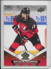 Macklin Celebrini  #14 2025-26 Upper Deck Tim Hortons Team Canada NM