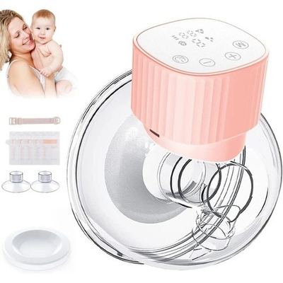 #ad Double Wearable Breast Pump Hands Free Electric Suction Milk Feeding Pink CQH $19.99