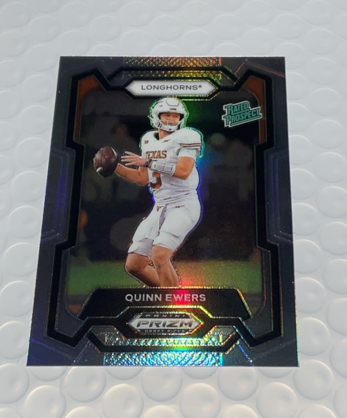 Quinn Ewers 2024 Panini Prizm Draft Picks #191 Silver Prizm RC