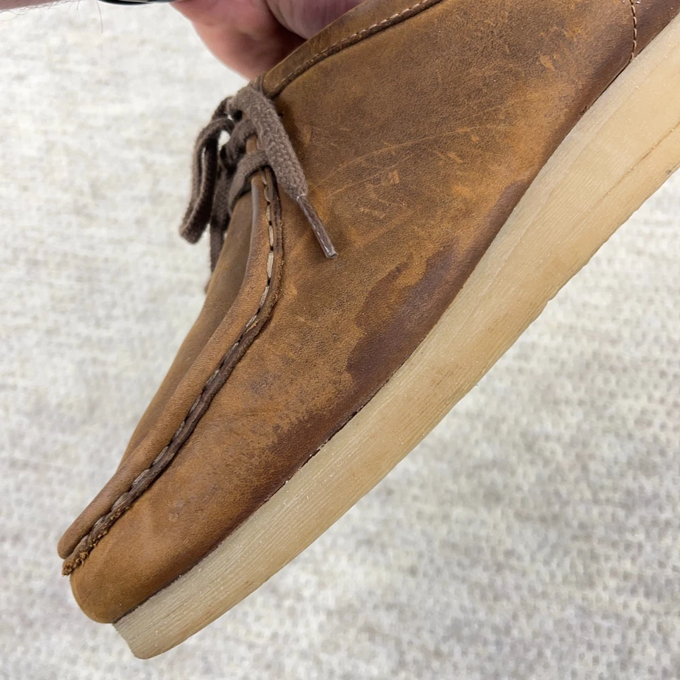 Clark’s Padmora Wallabees Shoes Women Size 9.5 M Brown Leather Ladies - Image 4 of 4