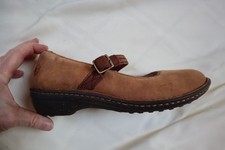Brown Leather UGG Kandace Mary Jane 1005749 Shoes Partly Shearling Lined 8