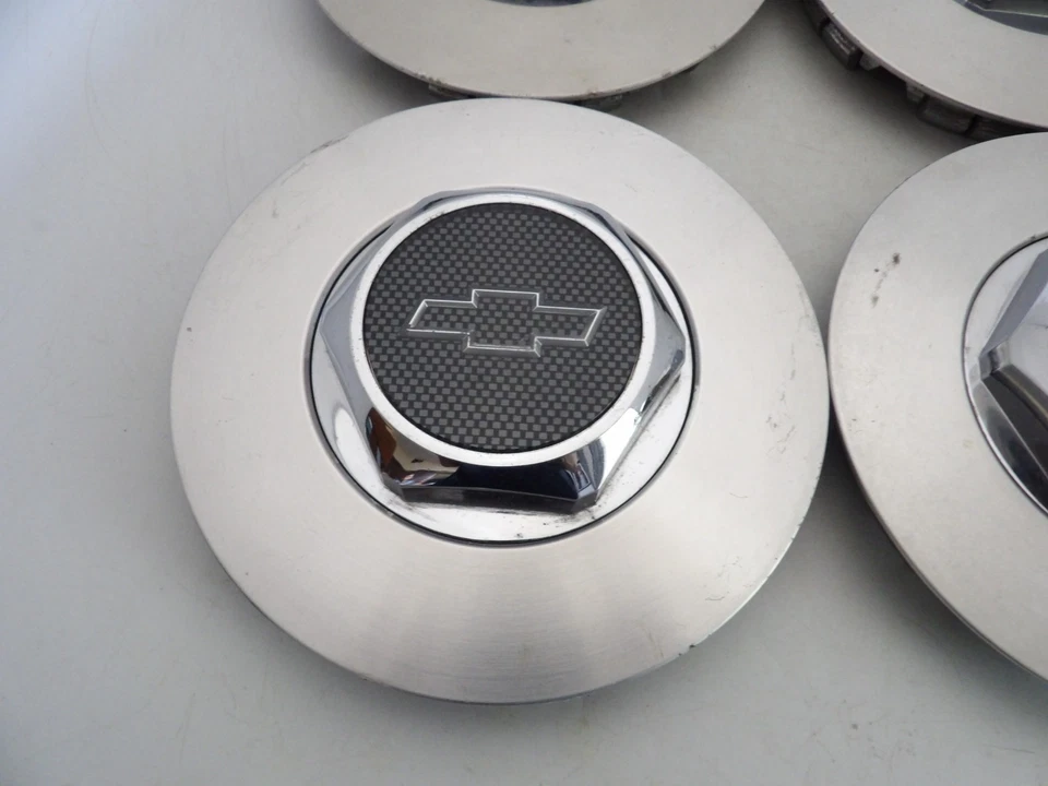 set of 4 1998 1999 - 2007 Chevrolet Chevy Monte Carlo Malibu Impala Center Caps - Image 4 of 4