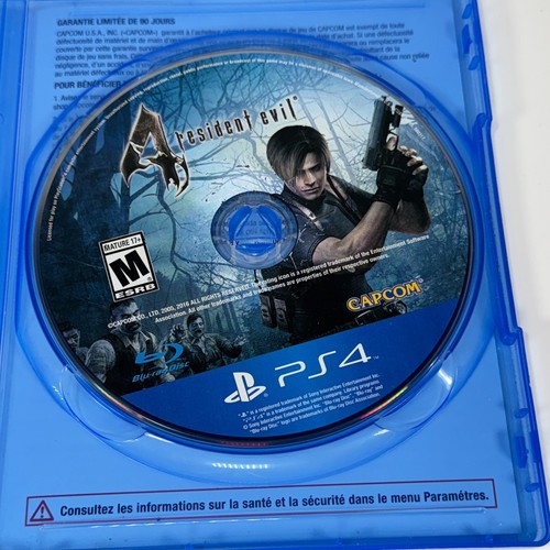 Resident Evil 4 Remaster PS4 SONY PlayStation CAPCOM CIB Complete - Foto 4 di 5