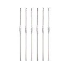 Stainless Steel Crochet Hook 1.9mm US Size 5 Knitting Needles 6Pack