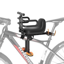 Child Bike Seat, Kids Bike Seat with Guardrail, High Seat Cushion Backrest Mo...