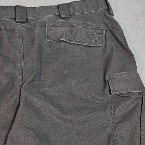 Pantalone Uomo 5.11 Tattico 40x36 Nero Ripstop Cargo Lavoro Escursioni Outdoor Utility - Foto 14 di 15