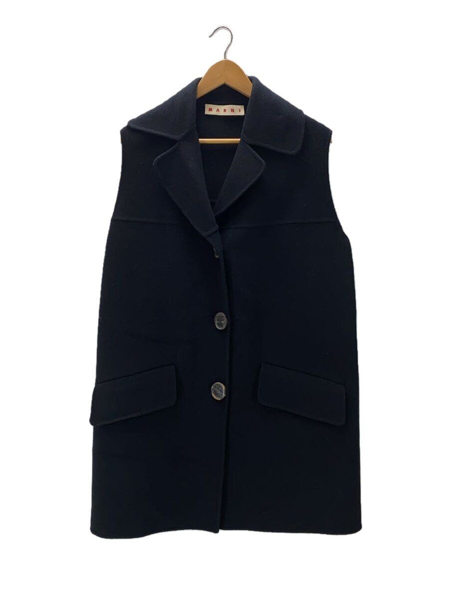 ALTRA MARNI GLMA0017K0 altro cappotto misto cashmere 38 lana nero tinta unita