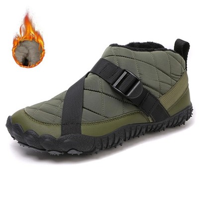 Winter Cotton Shoes Men Women Warm Snow Boots Outdoor Anti Slip Trekking Sneaker