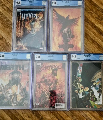 CGC 9.8 - 9.6 Graded Comic Book Collection Lot 👀 Planet Death - Carnage & More