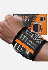 This magnetic wristband is lightweight and portable. Wristband is made of 1680D
