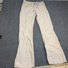 Vintage Levi's Pants Mens 30x31 Beige Khaki Corduroy Bootcut 5 Pocket 70s