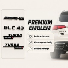 GLC43 TURBO4matic+ Schwarze Optik Zierleisten Für Mercedes GLC-Klasse AMG GLC43 TURBO4matic+ Schwarze Optik Zierleisten Für Mercedes GLC-Klasse AMG