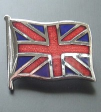 UNION JACK ENAMEL LAPEL PIN BADGE CAP BADGE