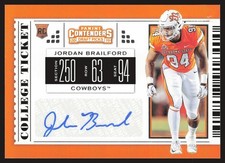 2019 Panini Contenders Draft Picks Collegiate #283 Jordan Brailford AU