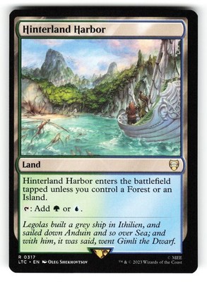 Hinterland Harbor #317 (NM) (Non-Foil) (R) (LTC) Magic MTG