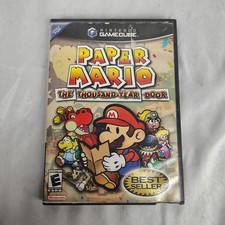 Paper Mario Thousand Year Door Best Seller - No Manual - Very Good Gamecube