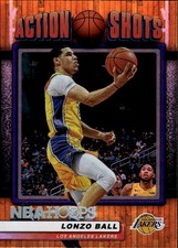 2018-19 Hoops Lonzo Ball #AS-12 Action Shots Los Angeles Lakers 33E