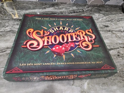 Vintage 1994 Hasbro Sharp Shooters Dice Die Game Roll Milton Bradley Board Game