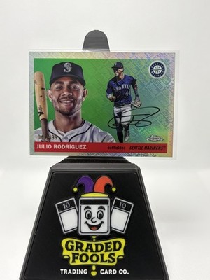 2025 Topps Chrome Platinum #179 - Julio Rodriguez - Logo Fractor - 04/499