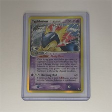 Typhlosion δ 12/101 EX Dragon Frontiers Reverse Holo Rare Pokémon Card 2006 NM