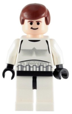 Lego Star Wars Han Solo Minifigure Stormtrooper Outfit, Plain Legs sw0205 D960