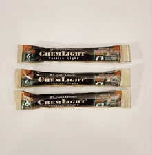 LC Industries ChemLight 4 inch Green Set of 3 Military Grade Glow Sticks
