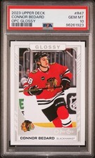 2023-24 Upper Deck O-Pee-Chee Glossy Connor Bedard Rookie PSA 10