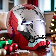 US!!! Iron Man Avengers MK5 Black Silver Black MK50 Helmet Base New Voice Cool