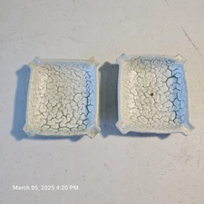 Vintage West Germany Ashtray Pottery #417 Unique Look.