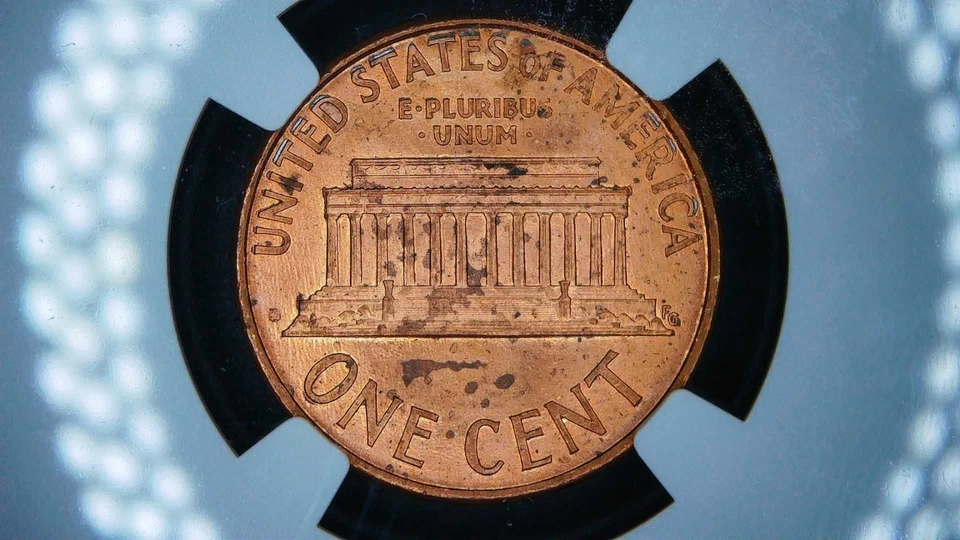 1999-P Lincoln Memorial Cent  ""Wide AM"" **Graded NGC As MS 64 RB**  Great Slab - Image 4 of 4