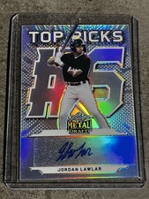 2021 Leaf Metal Draft - Top Picks Jordan Lawlar #TP-JL2 (AU, RC)