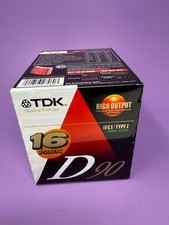 TDK D90 Blank High Output 16pack Audio Cassette Tapes IECI / Type New Sealed