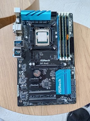 ASRock Z97 Pro3 + Intel Xeon E3-1231v3 + 32GB RAM (3x Kingston 1x Crucial Ball.)