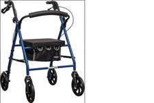 Aidapt Four Wheeled Rollator with Bag  VP173FC blue new
