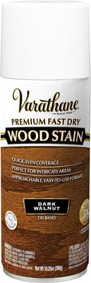 Premium Fast Dry Wood Stain Spray, 10.25 Oz, Dark Walnut
