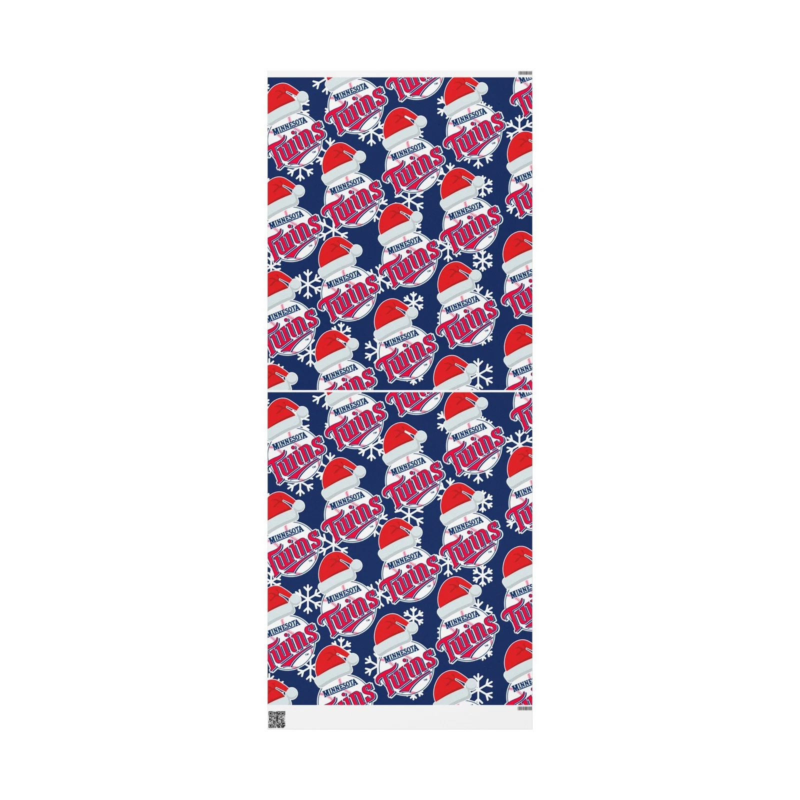 Minnesota Twins Wrapping Papers, Christmas Gift Wrap, Baseball Team Holiday