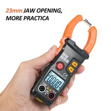 Digital Clamp Meter Multimeter Tester 6000 Counts With Backlight Measures MTAQ