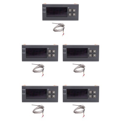 5X Digitaler Temperatur Regler -99-400 Grad PT100 M8 Sonden Thermoelement S1947
