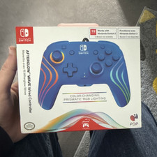 Image of PDP Afterglow Wave Wired Controller RGB Lighting for Nintendo Switch & Switch 2
